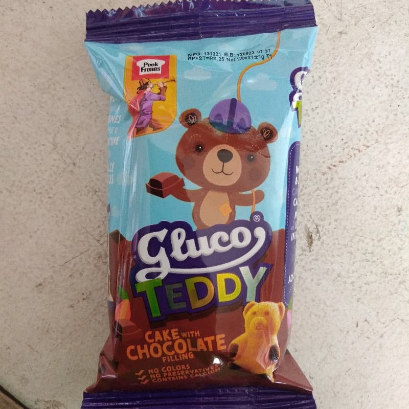 Gluco teddy  chocolate filled 31g